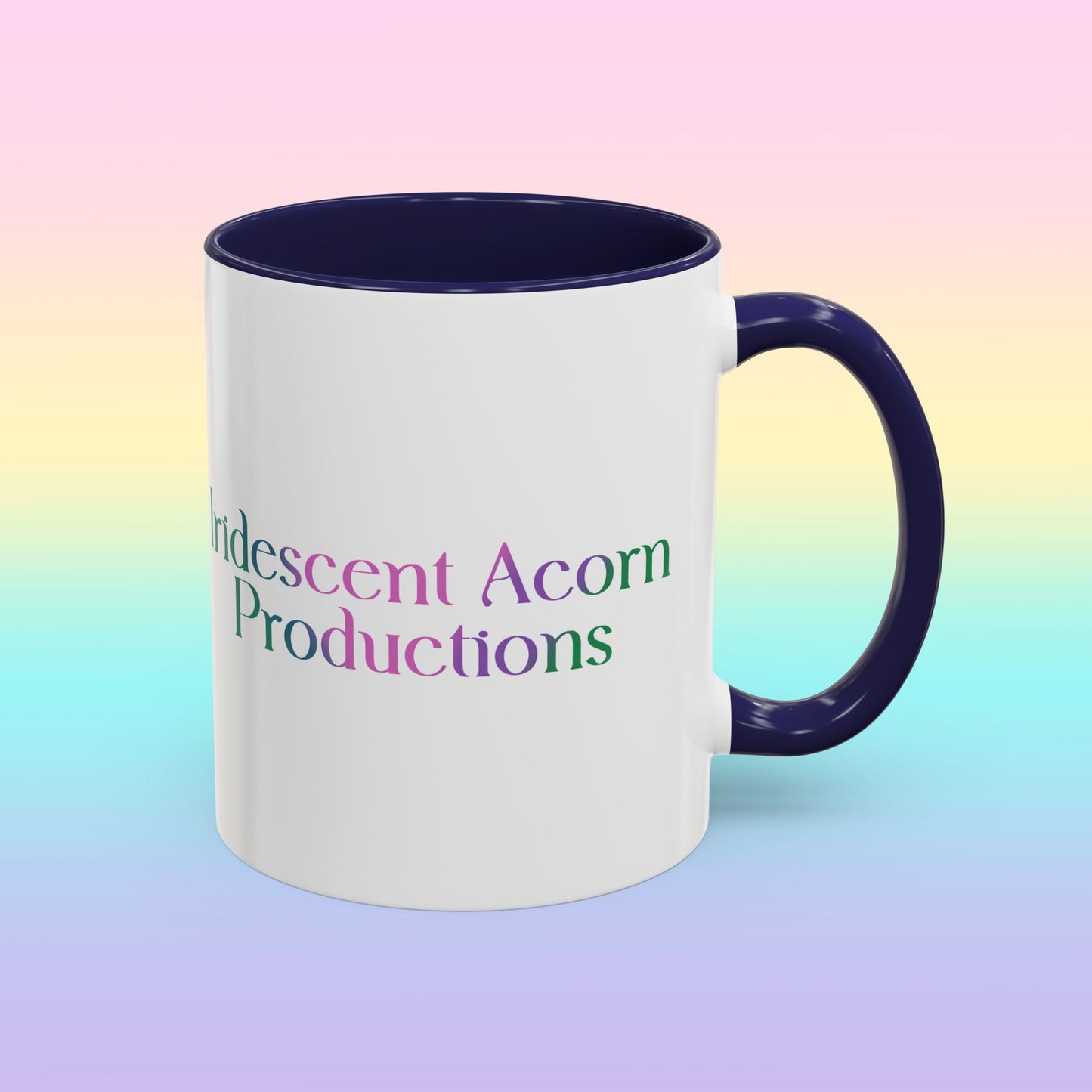 Iridescent Acorn Productions White Accent Mug