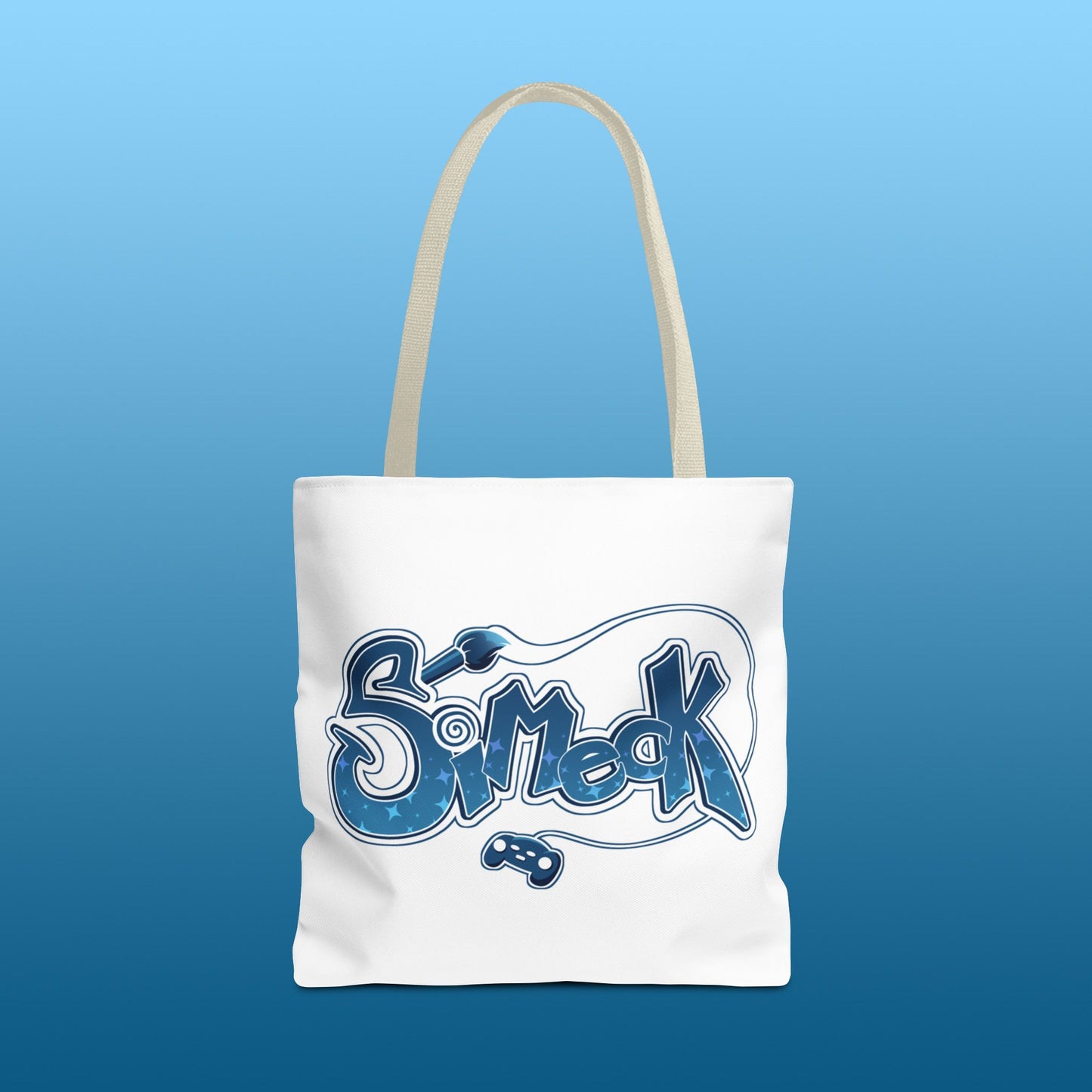 Simeck Blue Tote Bag