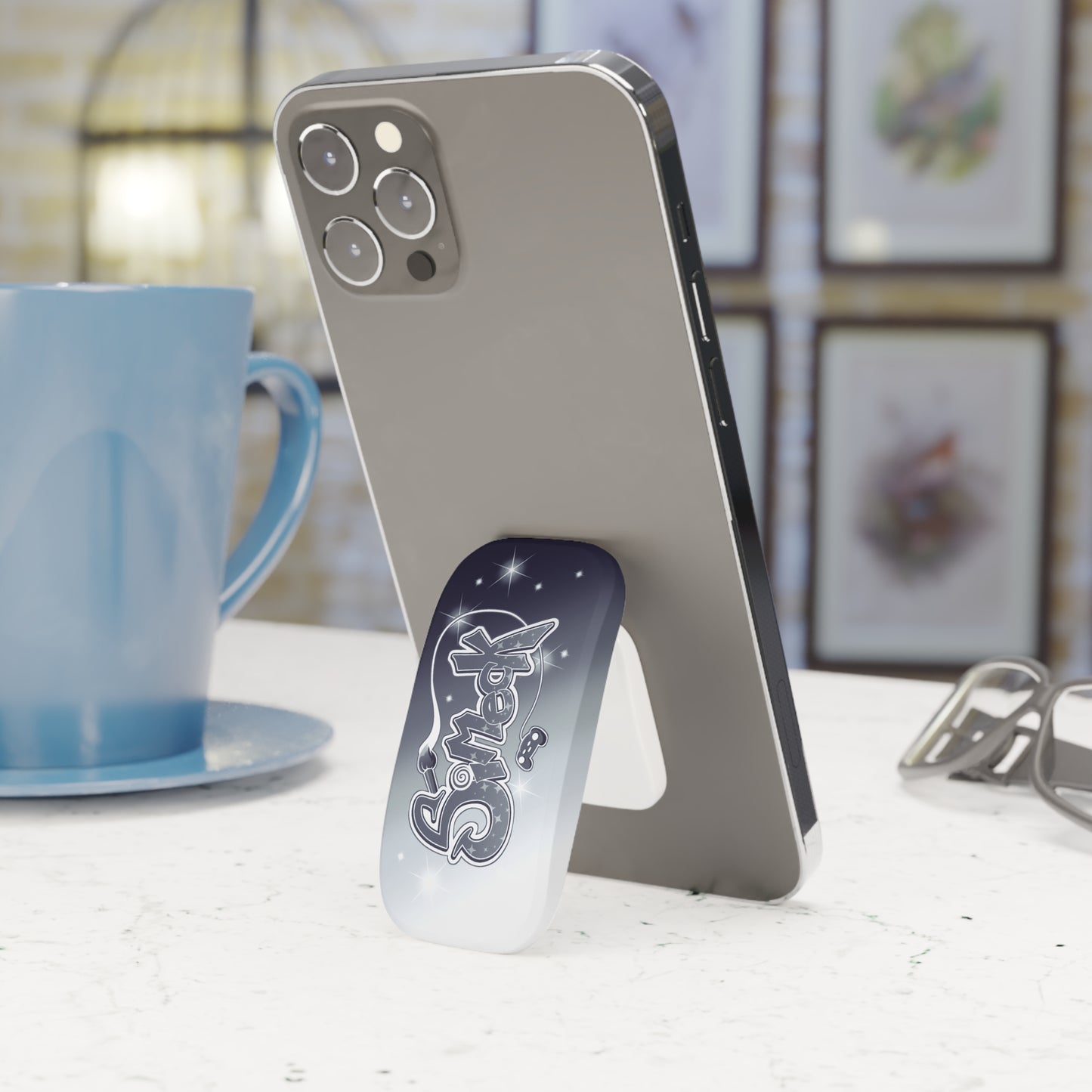 Simeck Quartz Phone Click-On Grip