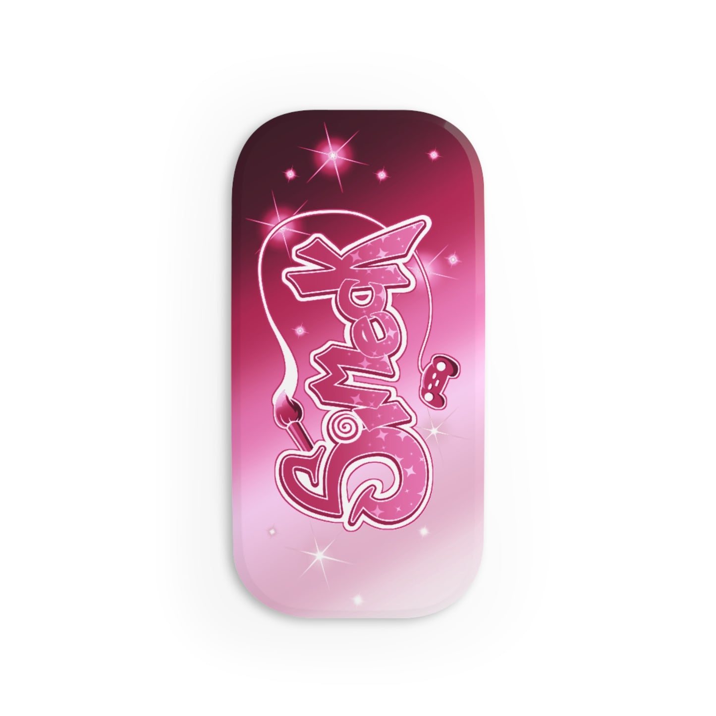 Simeck Pink Diamond Phone Click-On Grip