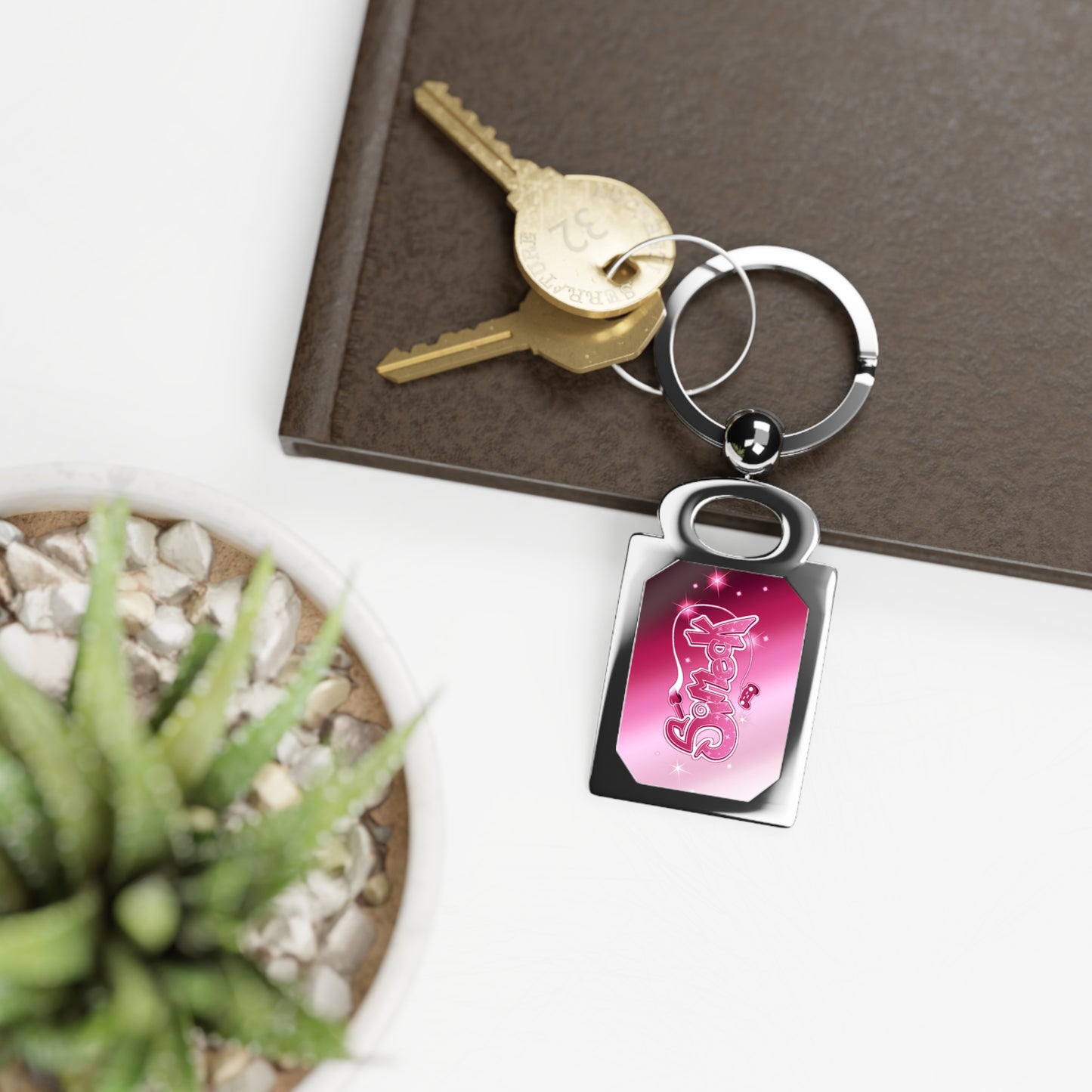 Simeck Pink Diamond Keyring