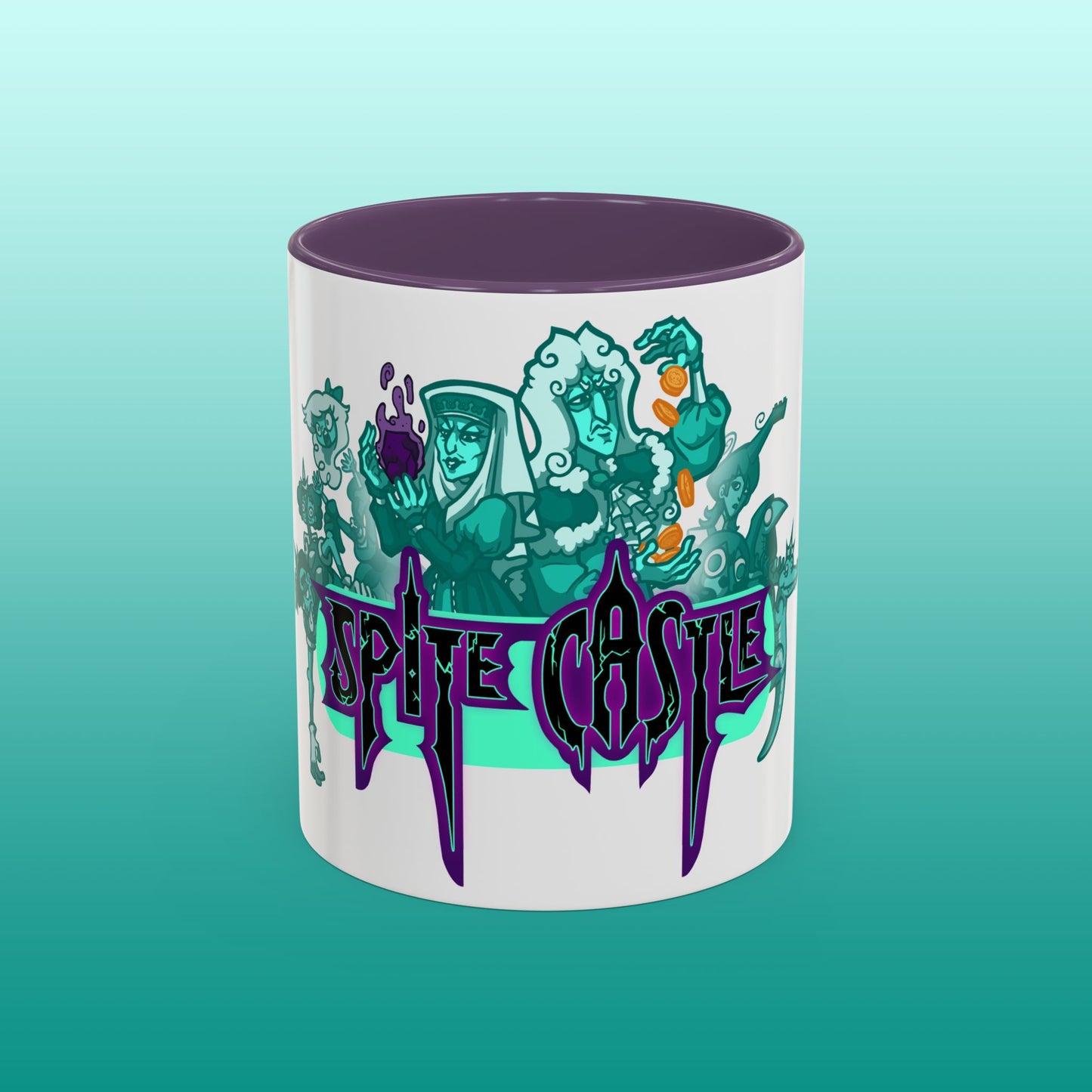 Spite Castle White Accent Mug