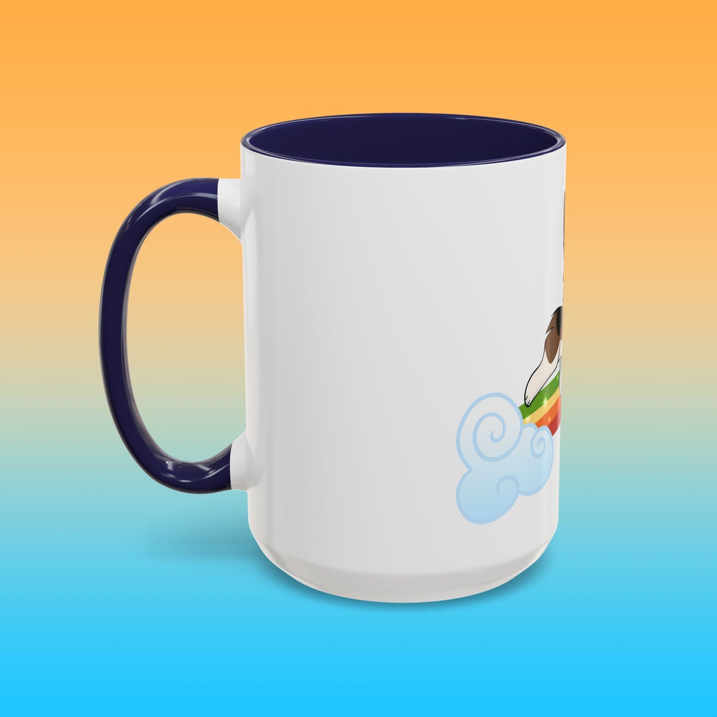 Unicorngi White Accent Mug
