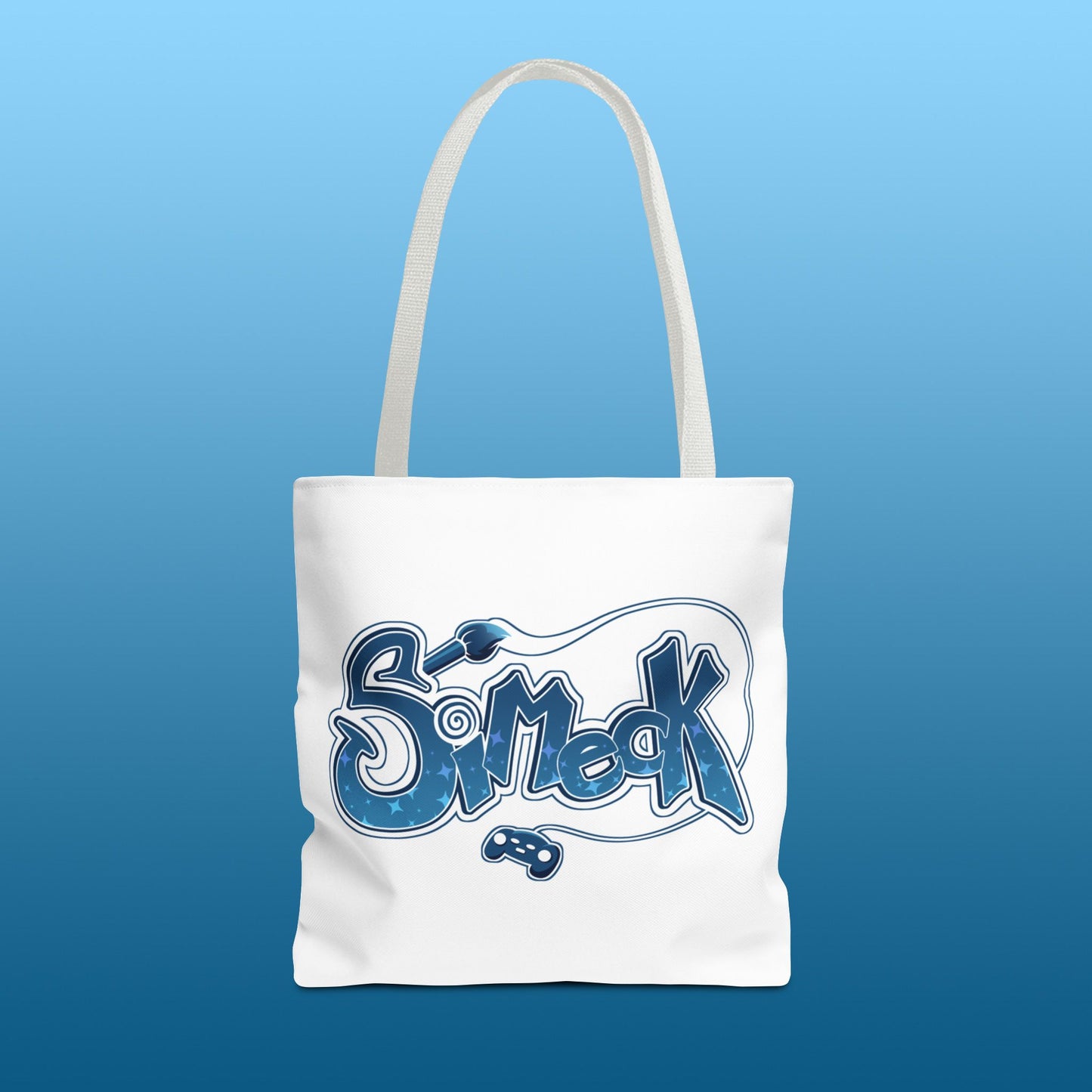 Simeck Blue Tote Bag