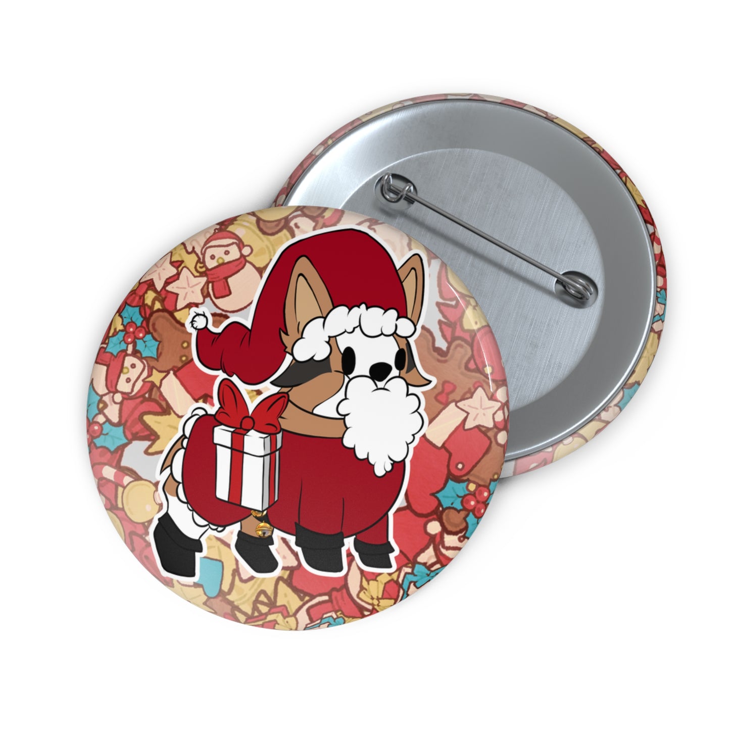 Santa Butters Pin Button