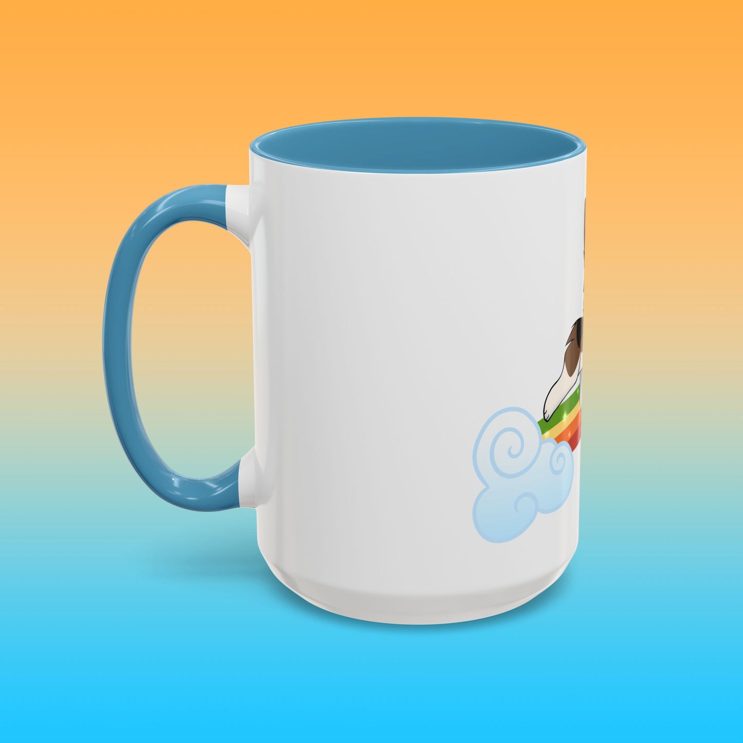 Unicorngi White Accent Mug