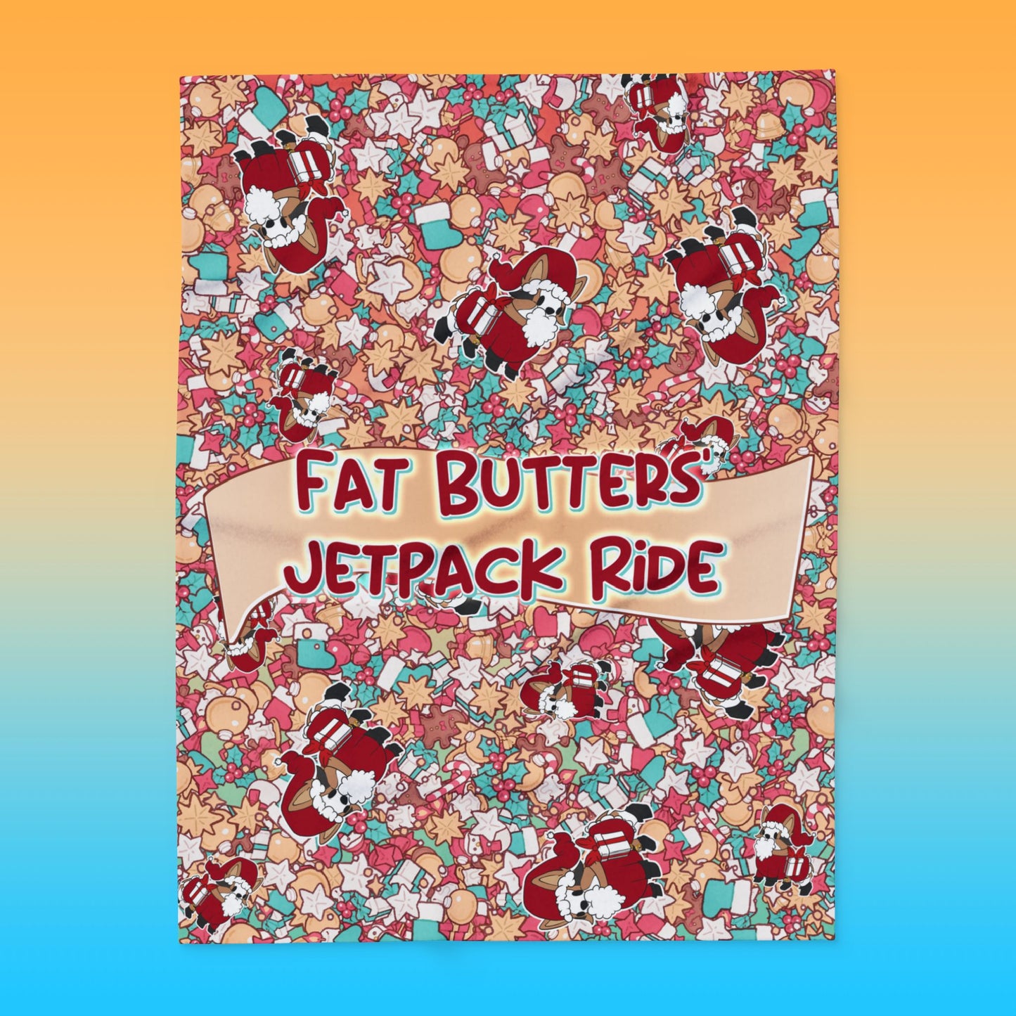 Santa Butters Fleece Blanket