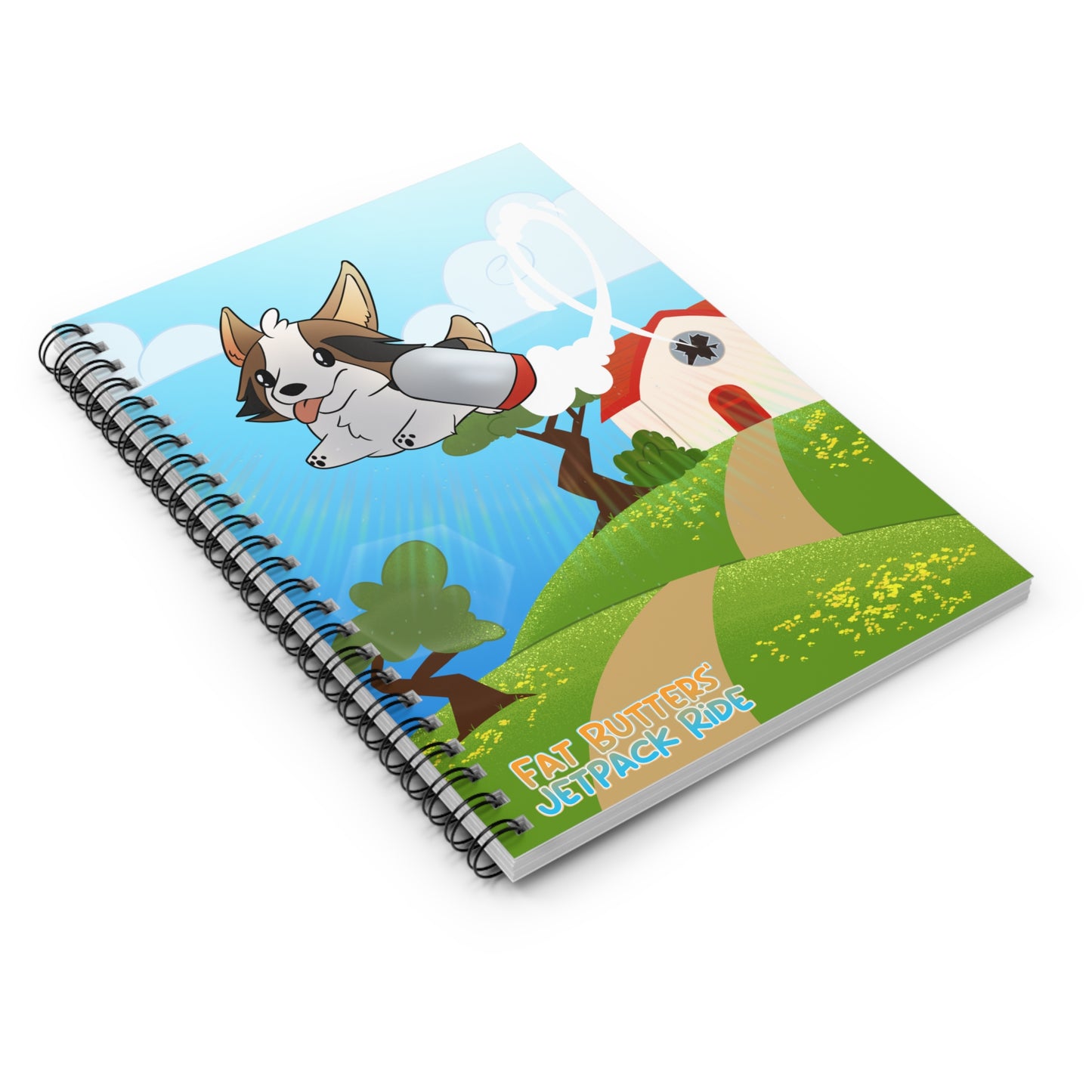 Fat Butters Spiral Notebook