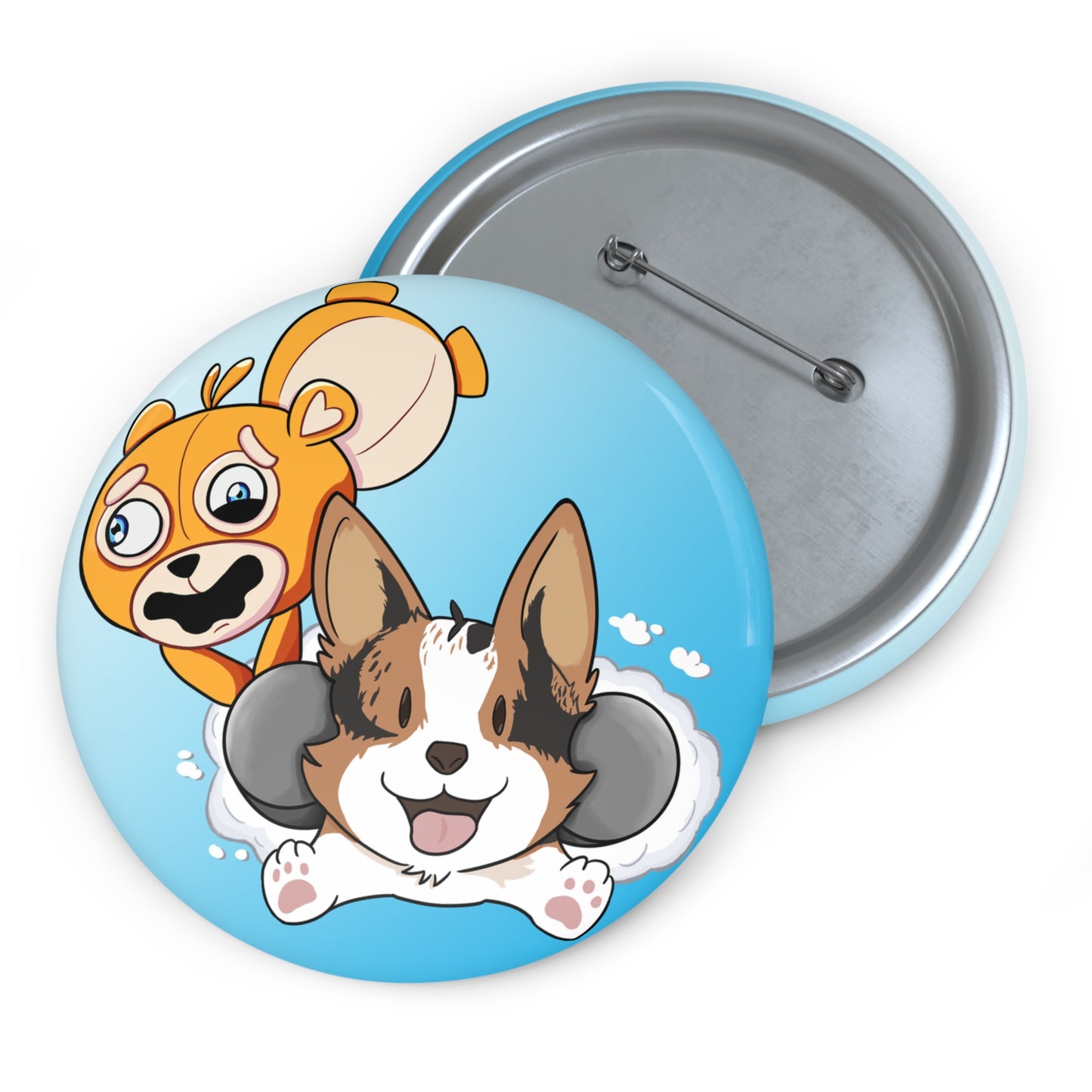 Fat Butters Pin Button