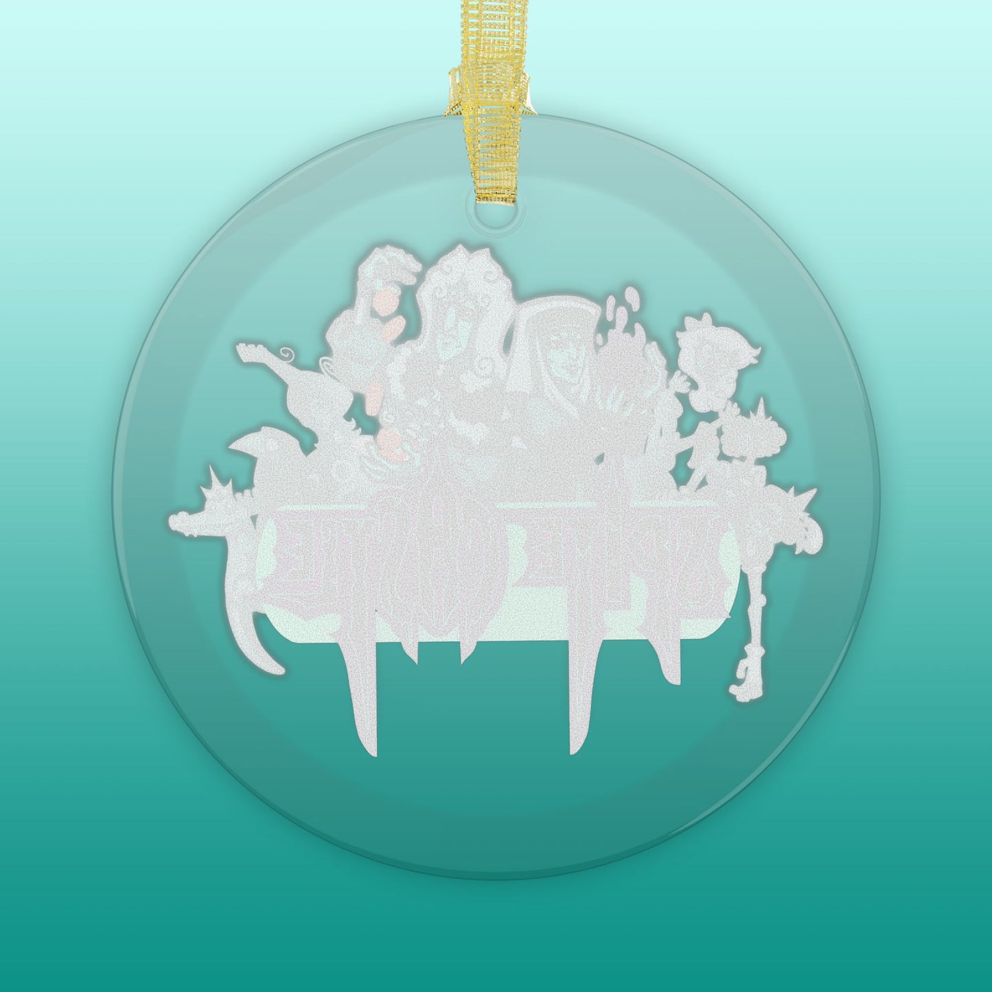 Spite Castle Logo Glass Ornament