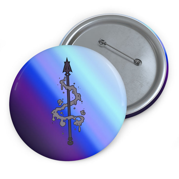 Ashen Spear of Spite Pin Button