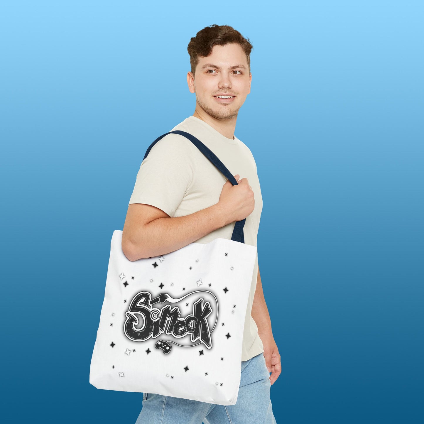 Simeck Black Tote Bag