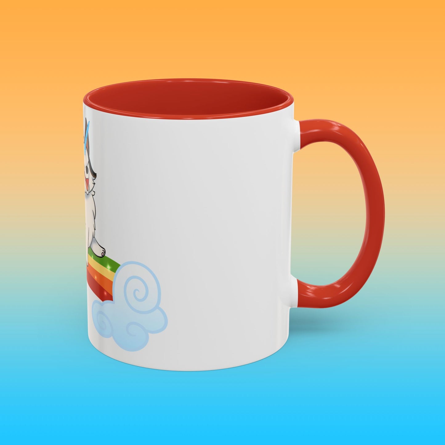 Unicorngi White Accent Mug