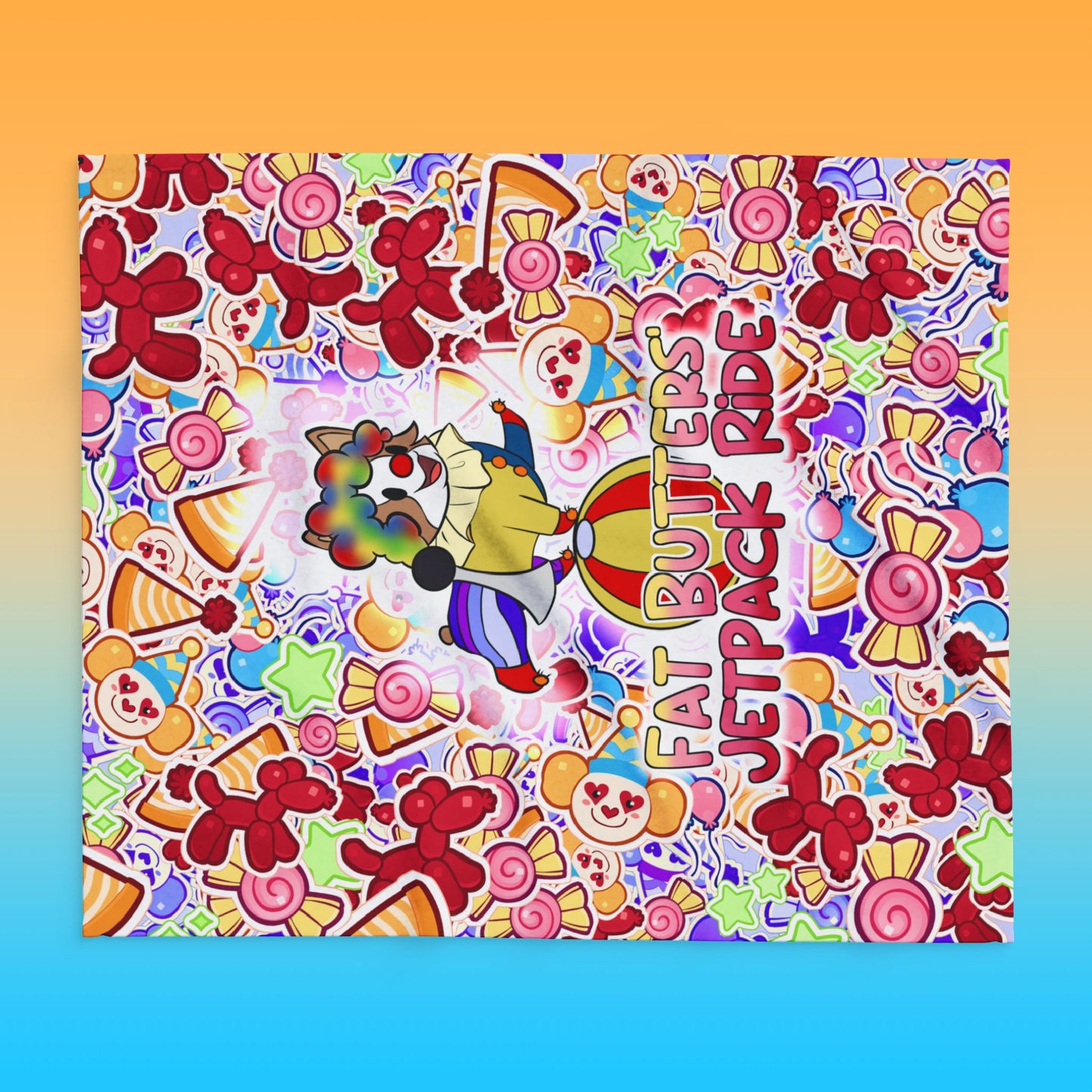 Clown Butters Fleece Blanket