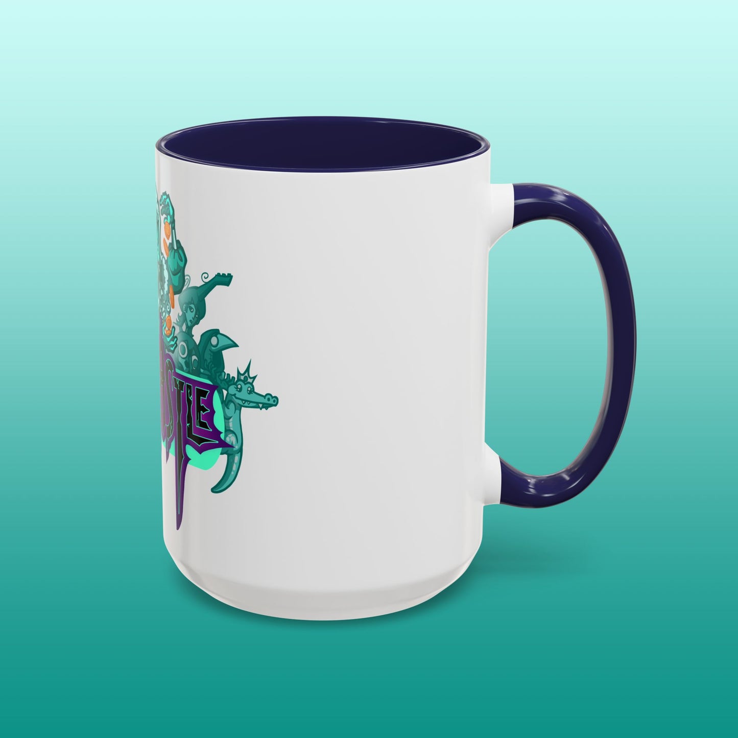 Spite Castle White Accent Mug