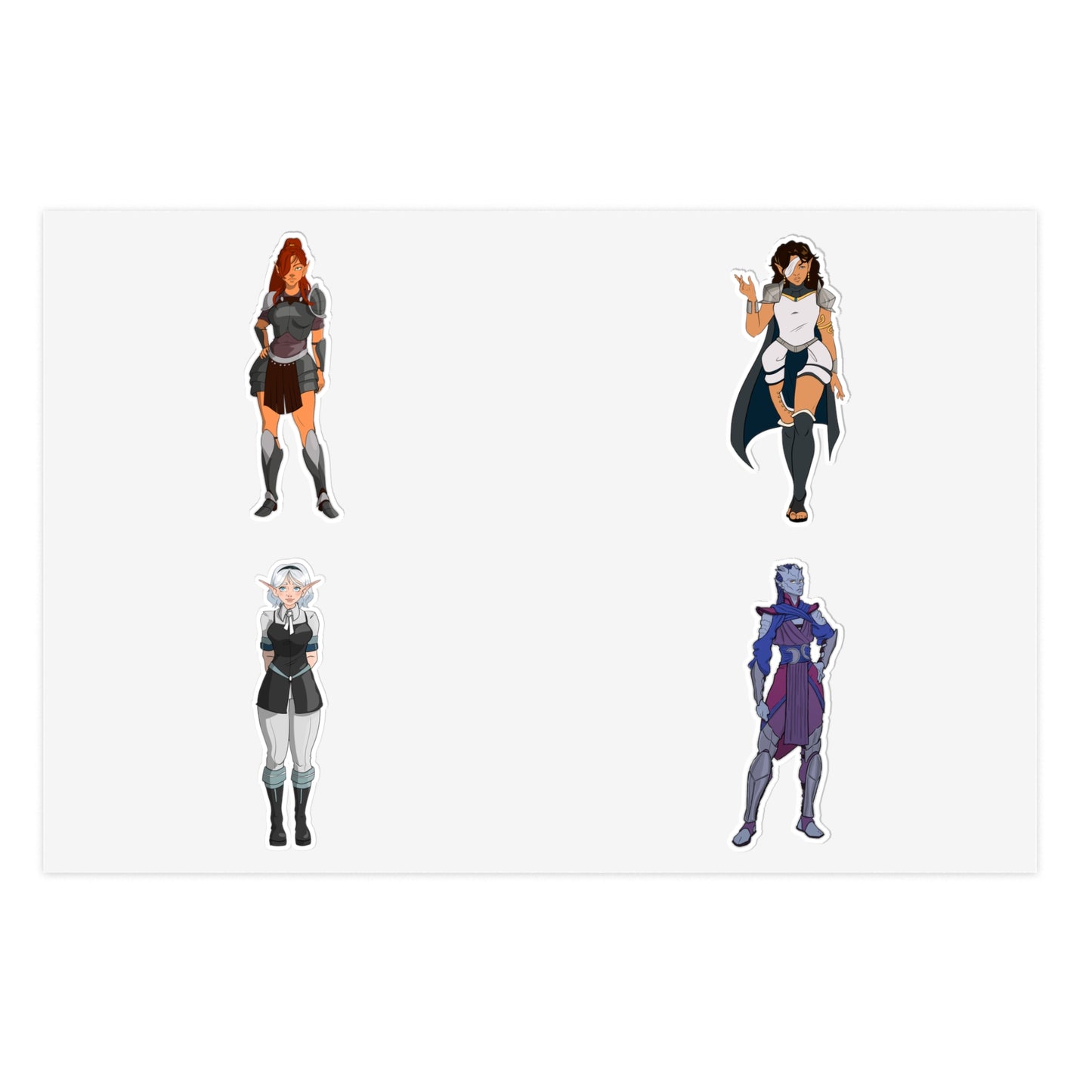 Full Size Girls From Lilak Sticker Sheet
