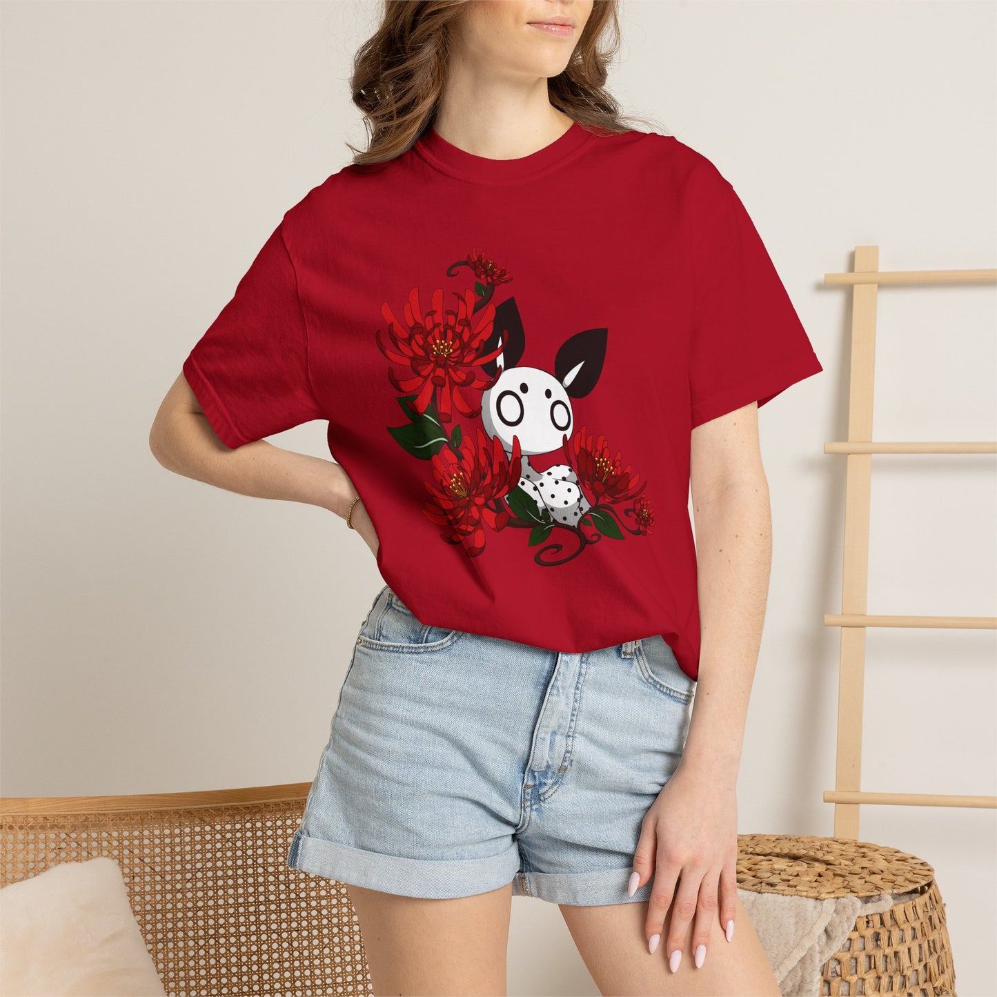 Red Flower T-shirt