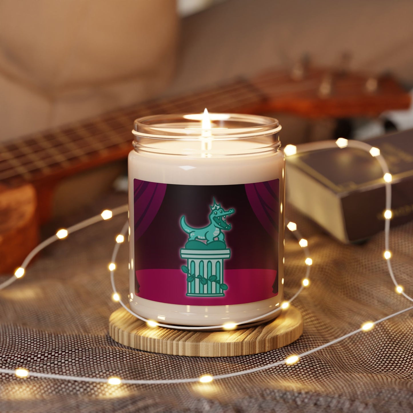 Pet Alligator Sea Salt & Orchid Candle