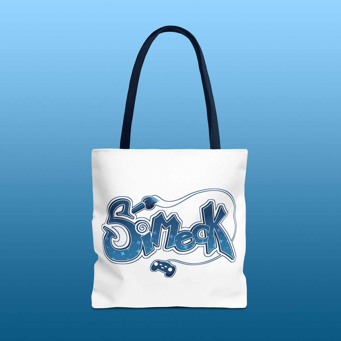 Simeck Blue Tote Bag