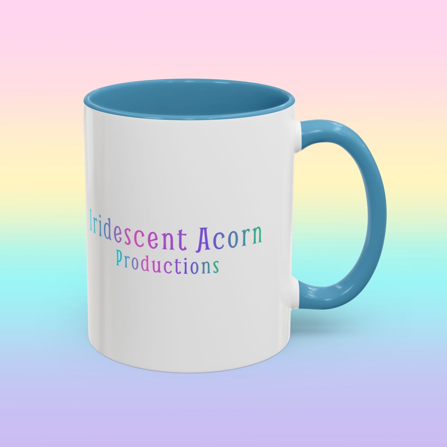 Iridescent Acorn Productions White Accent Mug
