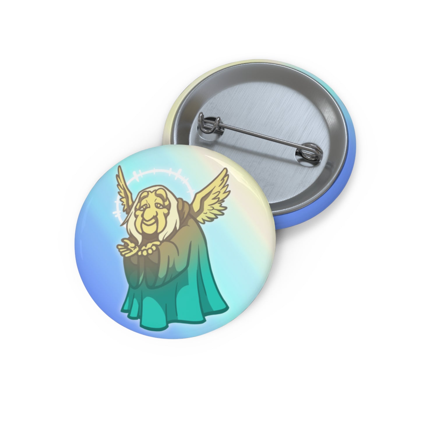 Angelic Beggar Pin Button