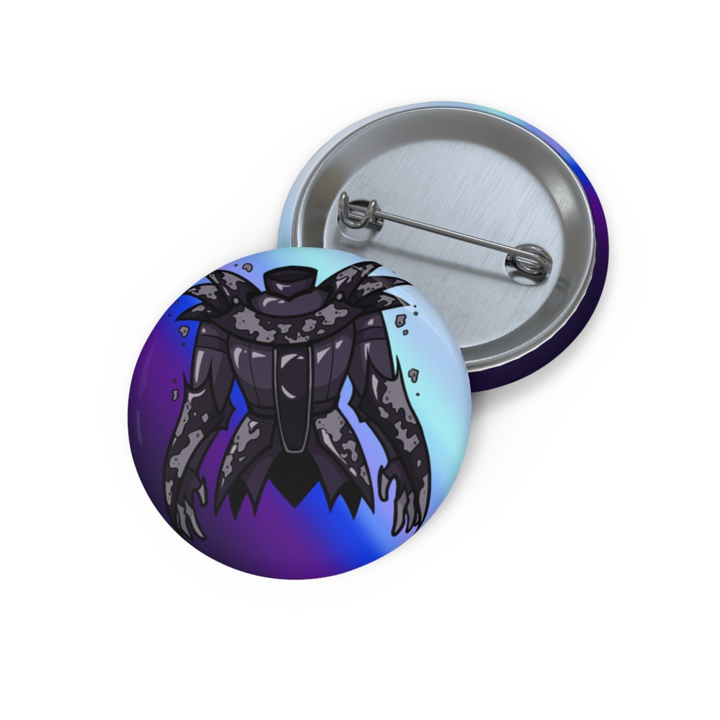 Ashen Mail of Spite Pin Button