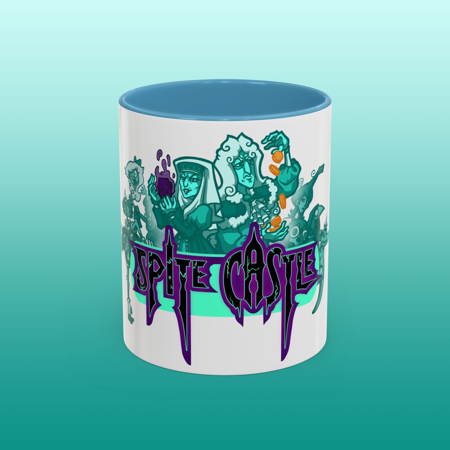 Spite Castle White Accent Mug