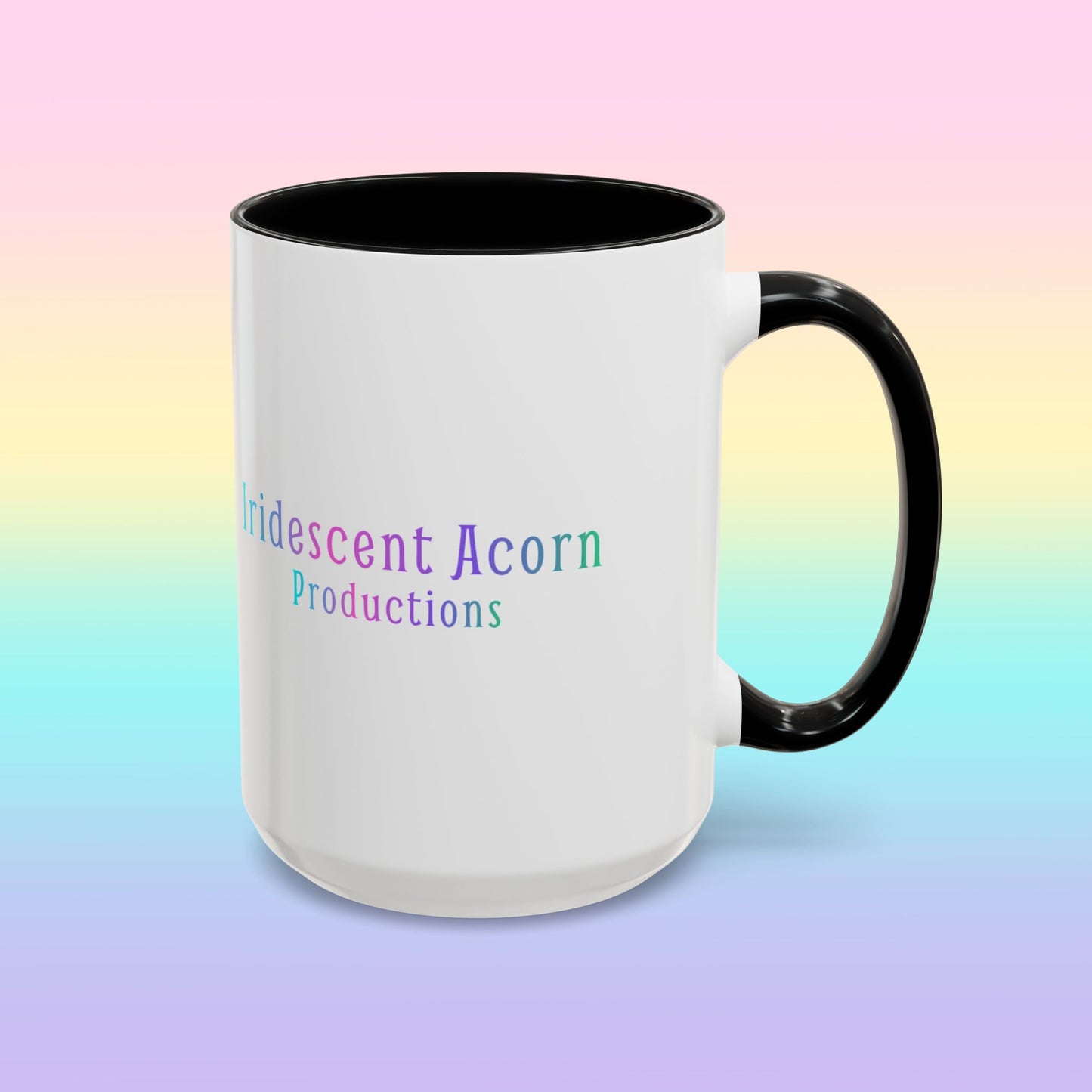 Iridescent Acorn Productions White Accent Mug
