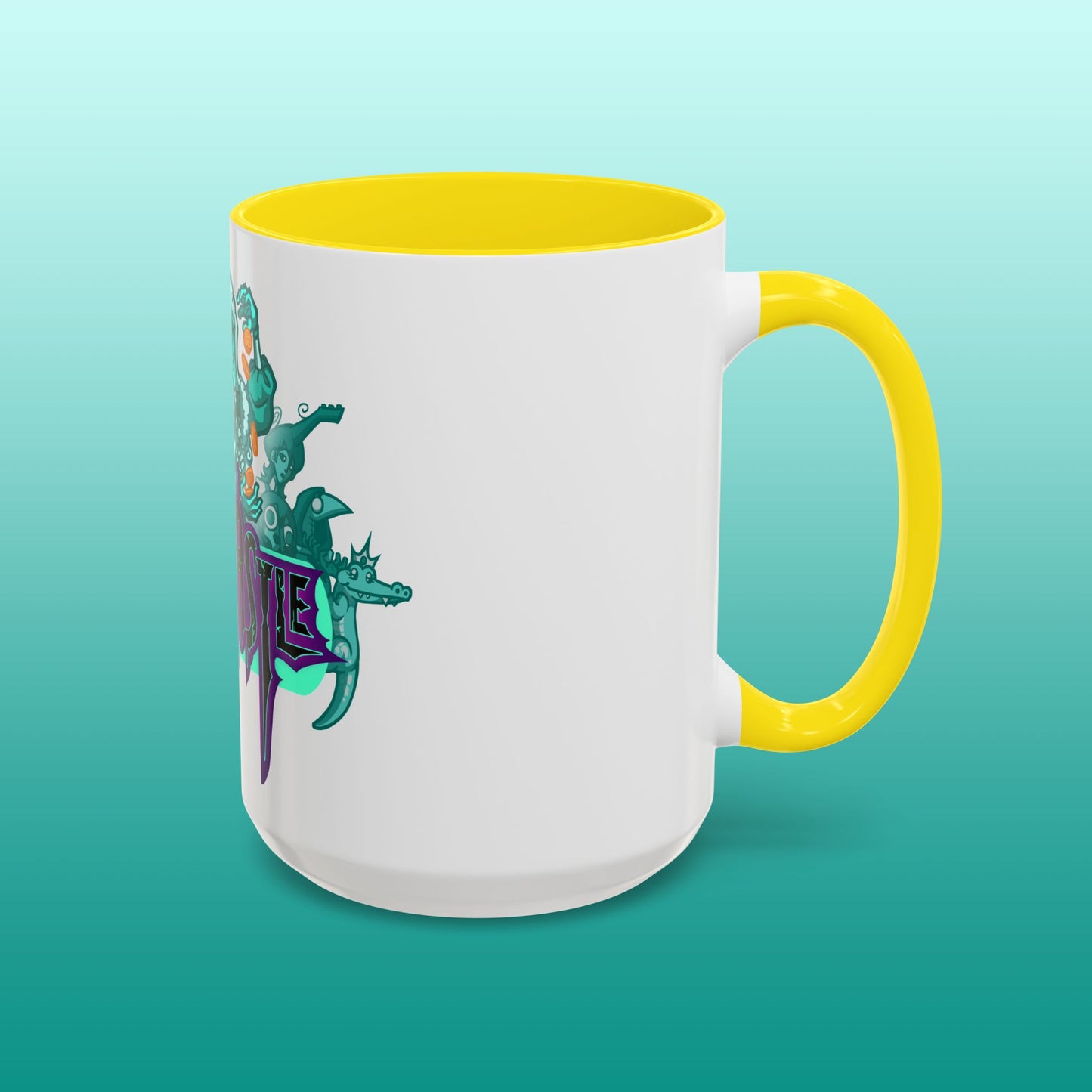 Spite Castle White Accent Mug