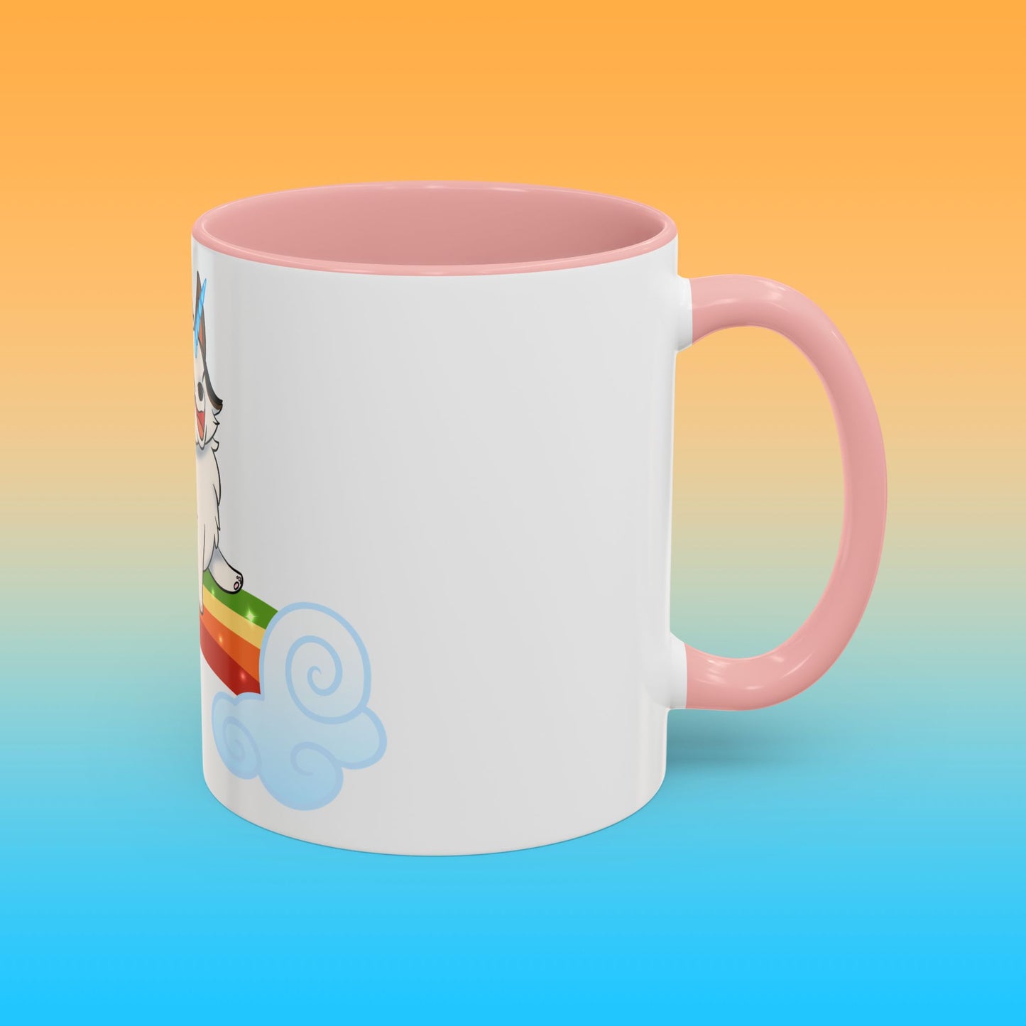 Unicorngi White Accent Mug