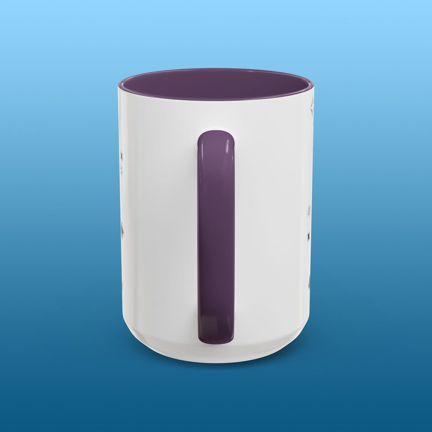 Simeck White Starry Accent Mug