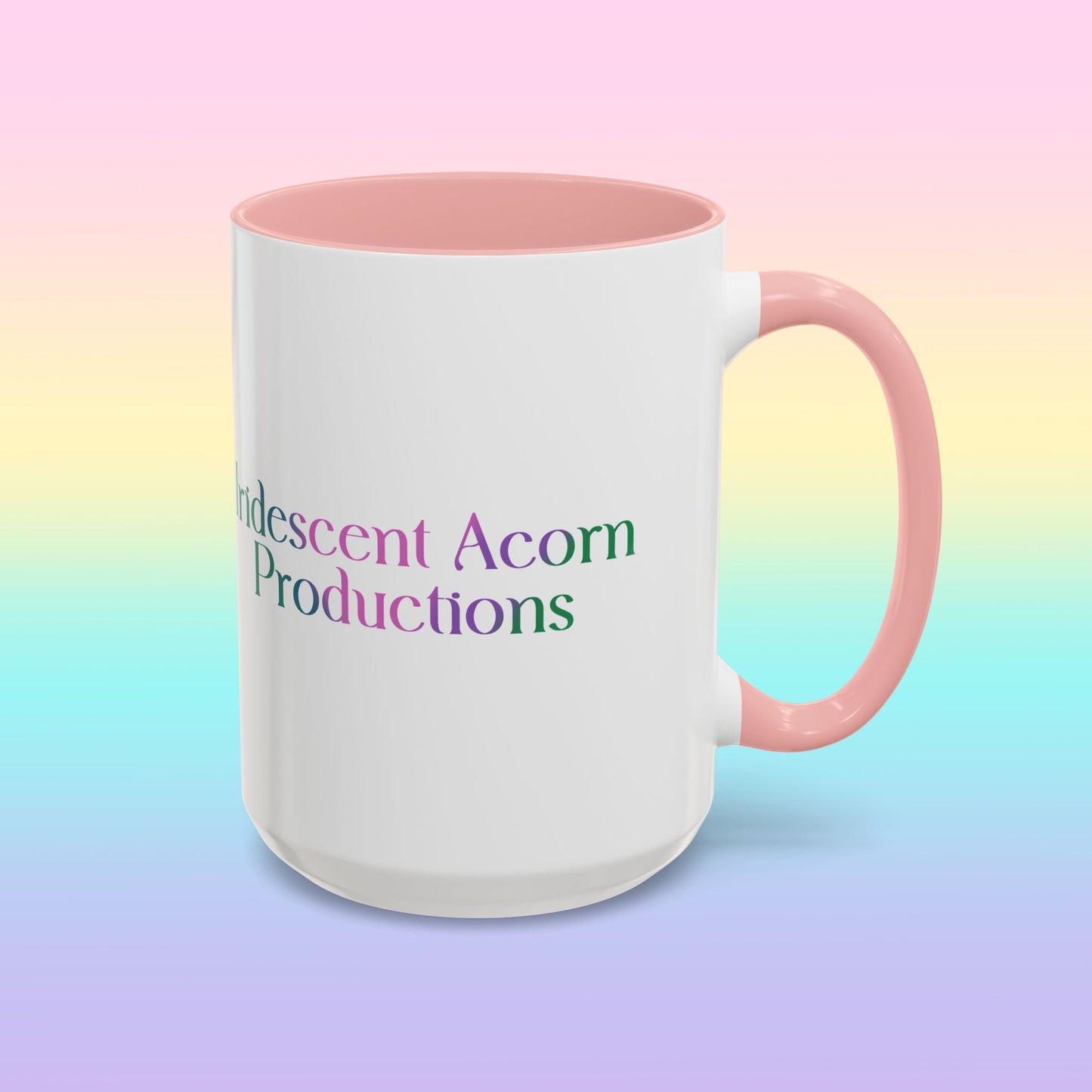 Iridescent Acorn Productions White Accent Mug